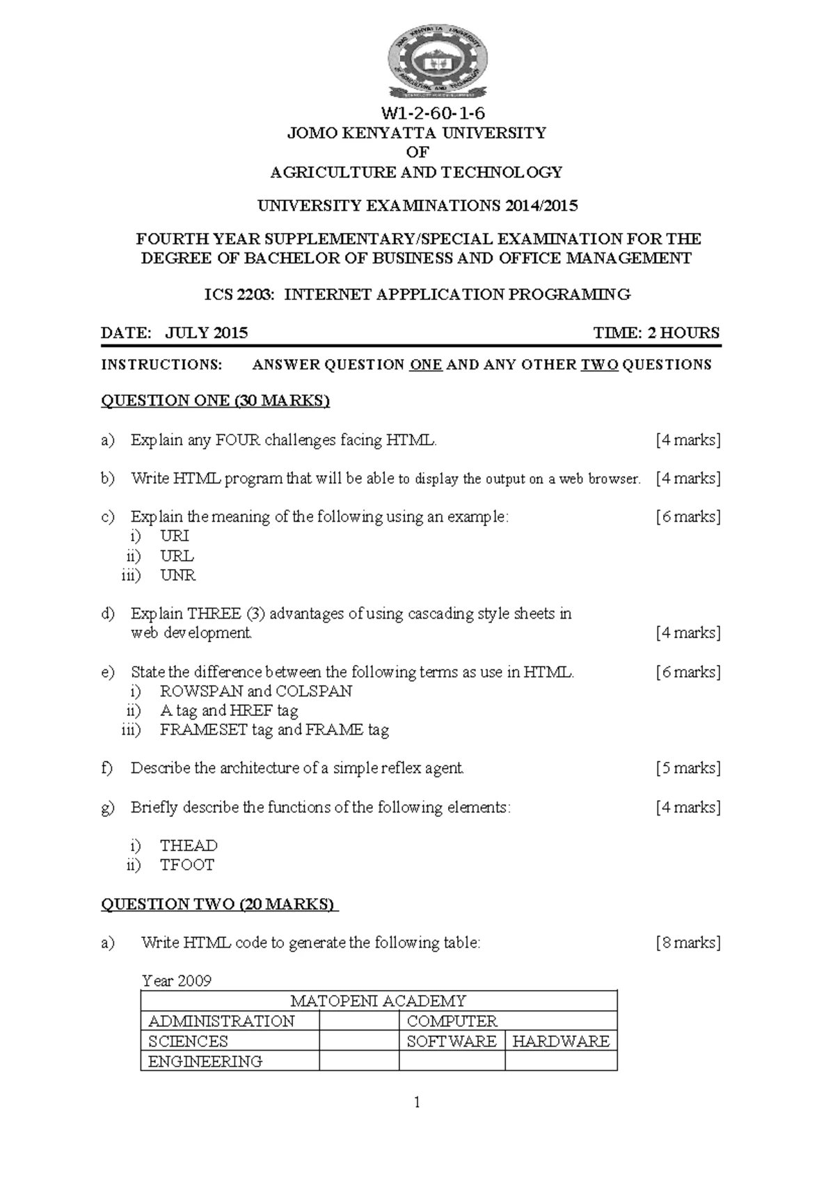 ICS 2102: Introduction to Computer Programming - Lesson 1 Overview ...