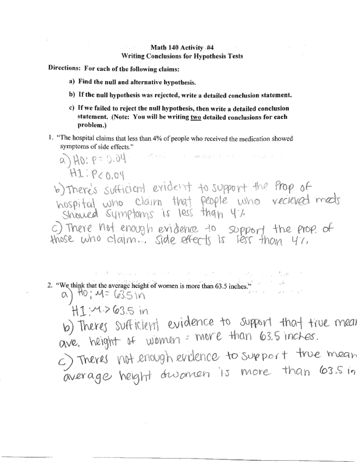 Math 140 HT Homework Assignment - November 2023 - Studocu