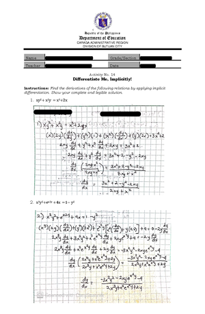 Limits & Derivatives - Calculus - Studocu