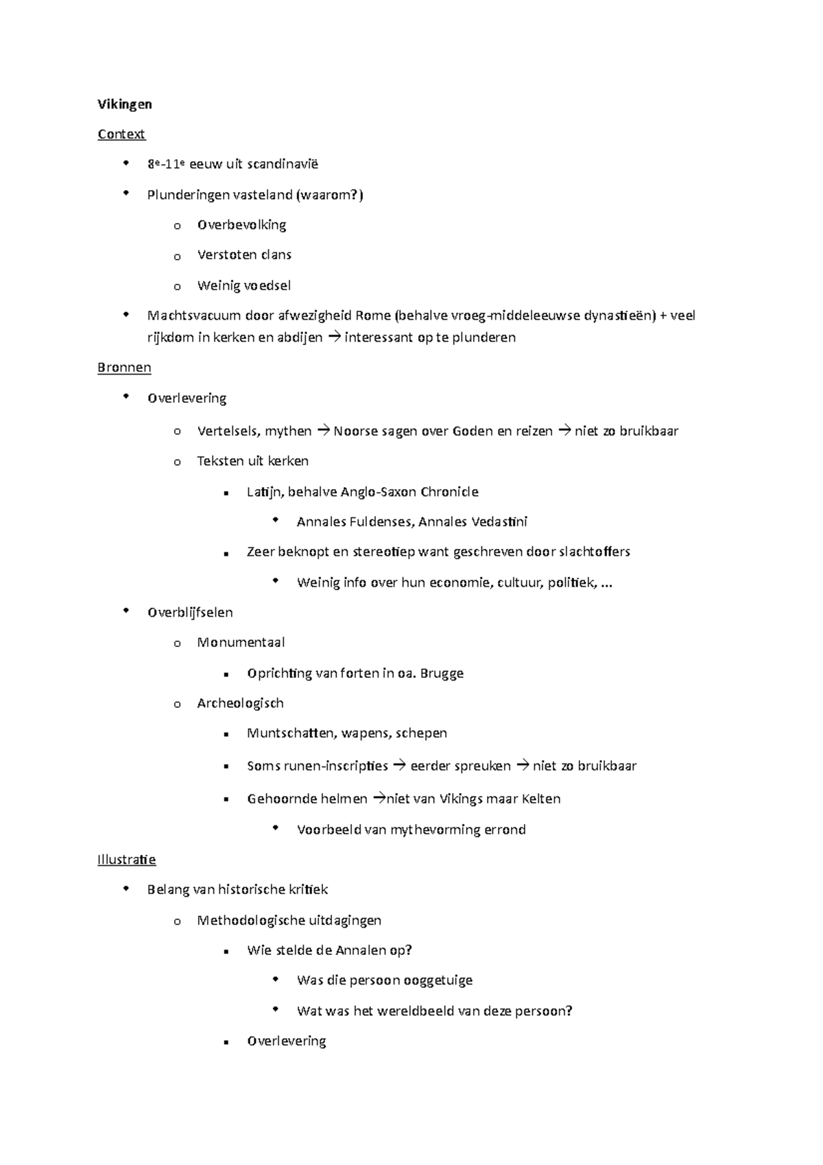 Casussen HK (met extra informatie) - Vikingen Context - 8 e-11e eeuw ...