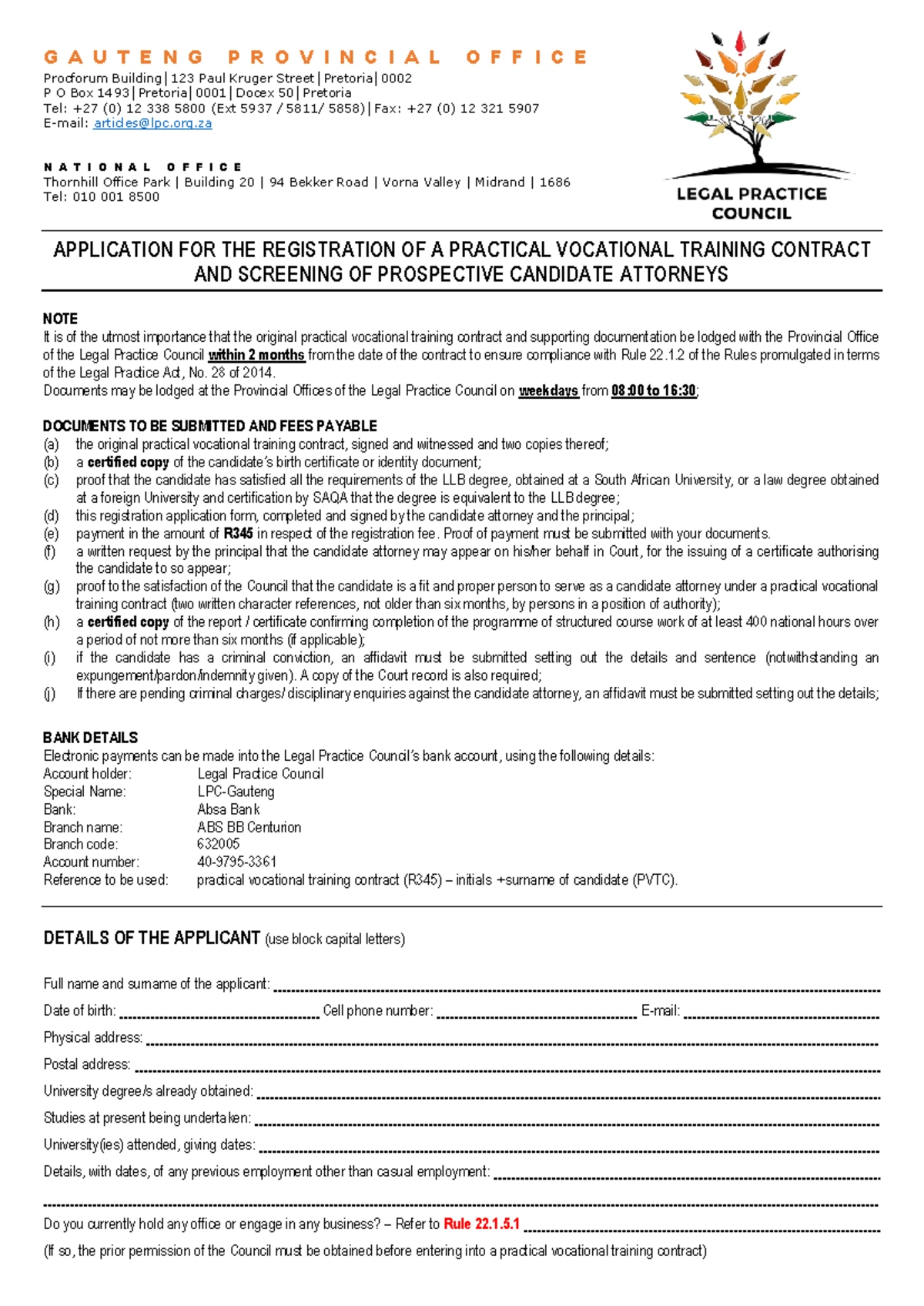 PVTSchoolfor Legal Practice 2023 - PVT School for Legal Practice ...