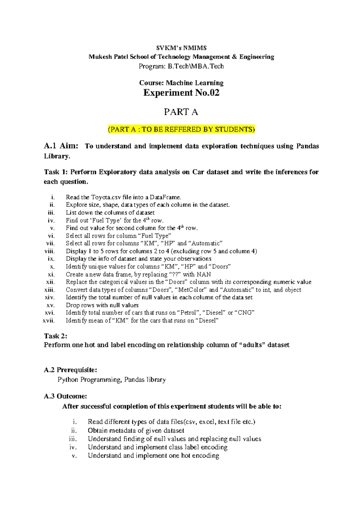 C068 ML Lab 3 - lab exp - SVKM’s NMIMS Mukesh Patel School of ...