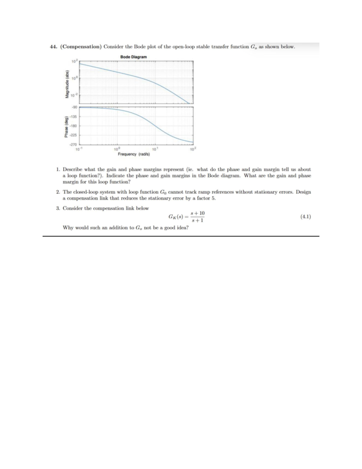 Compensation Techniques and Bode Plot Analysis (ENGR 44) - Studocu