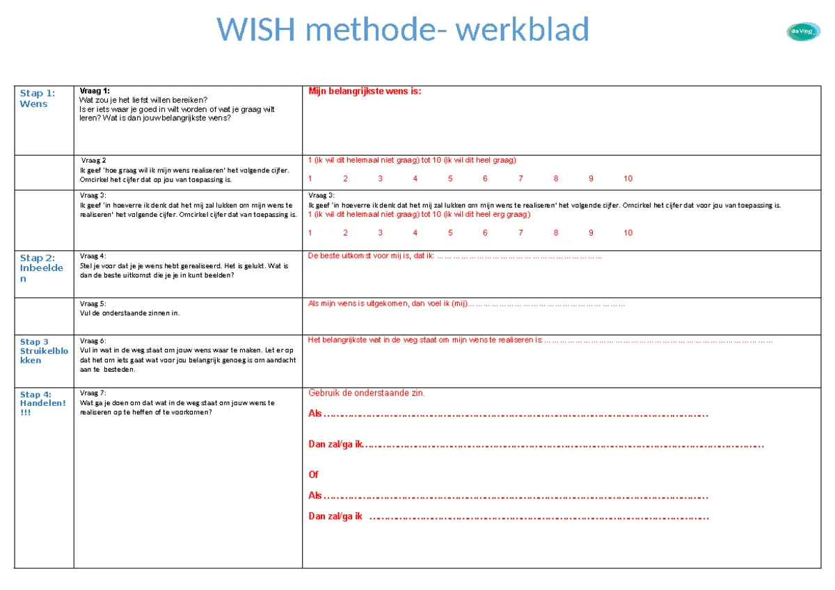 Herziening van 'Handelingsgericht Werken in het Voortgezet Onderwijs