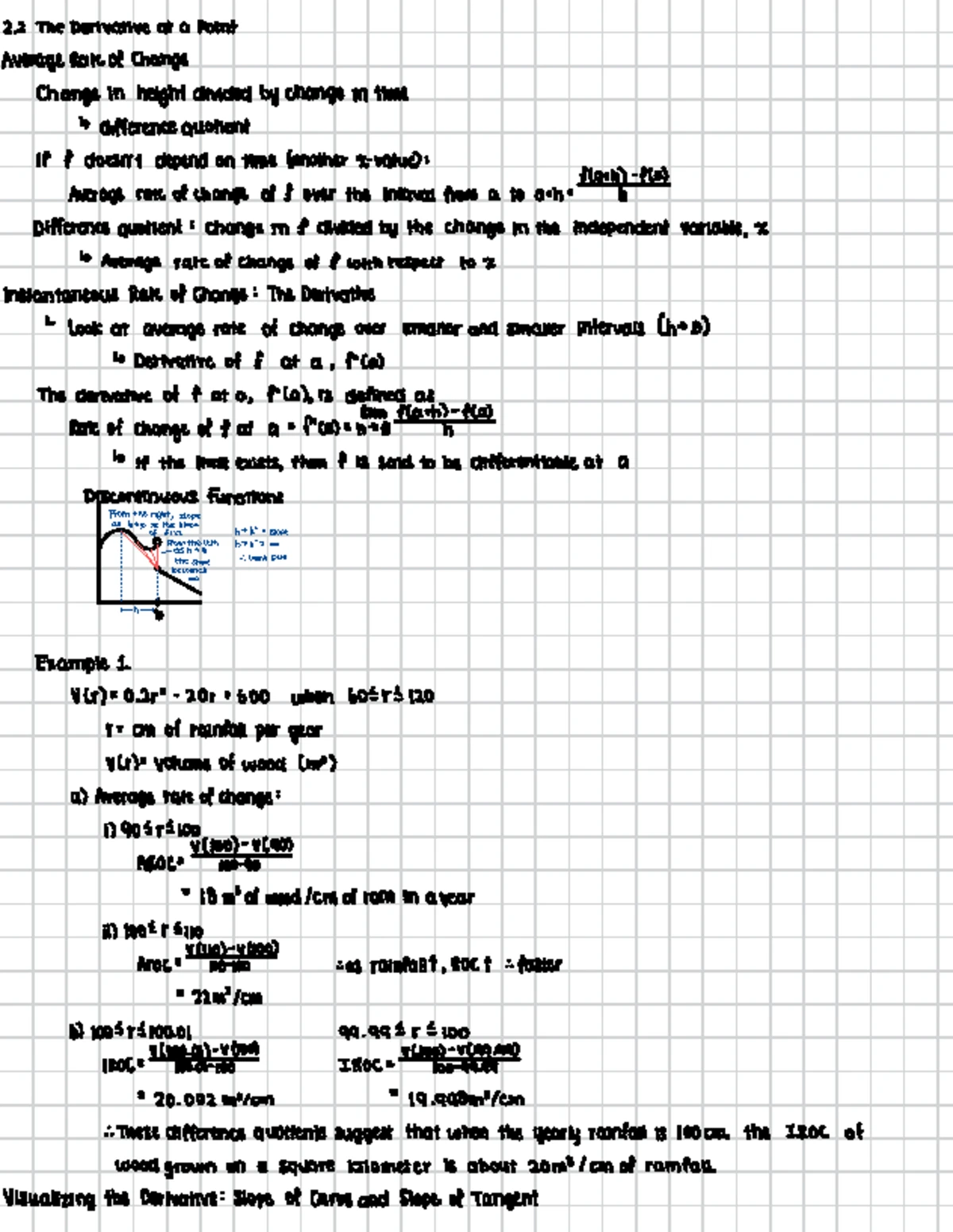 2 - Math textbook notes - 2. 4 Interpretations of the Derivative So far ...