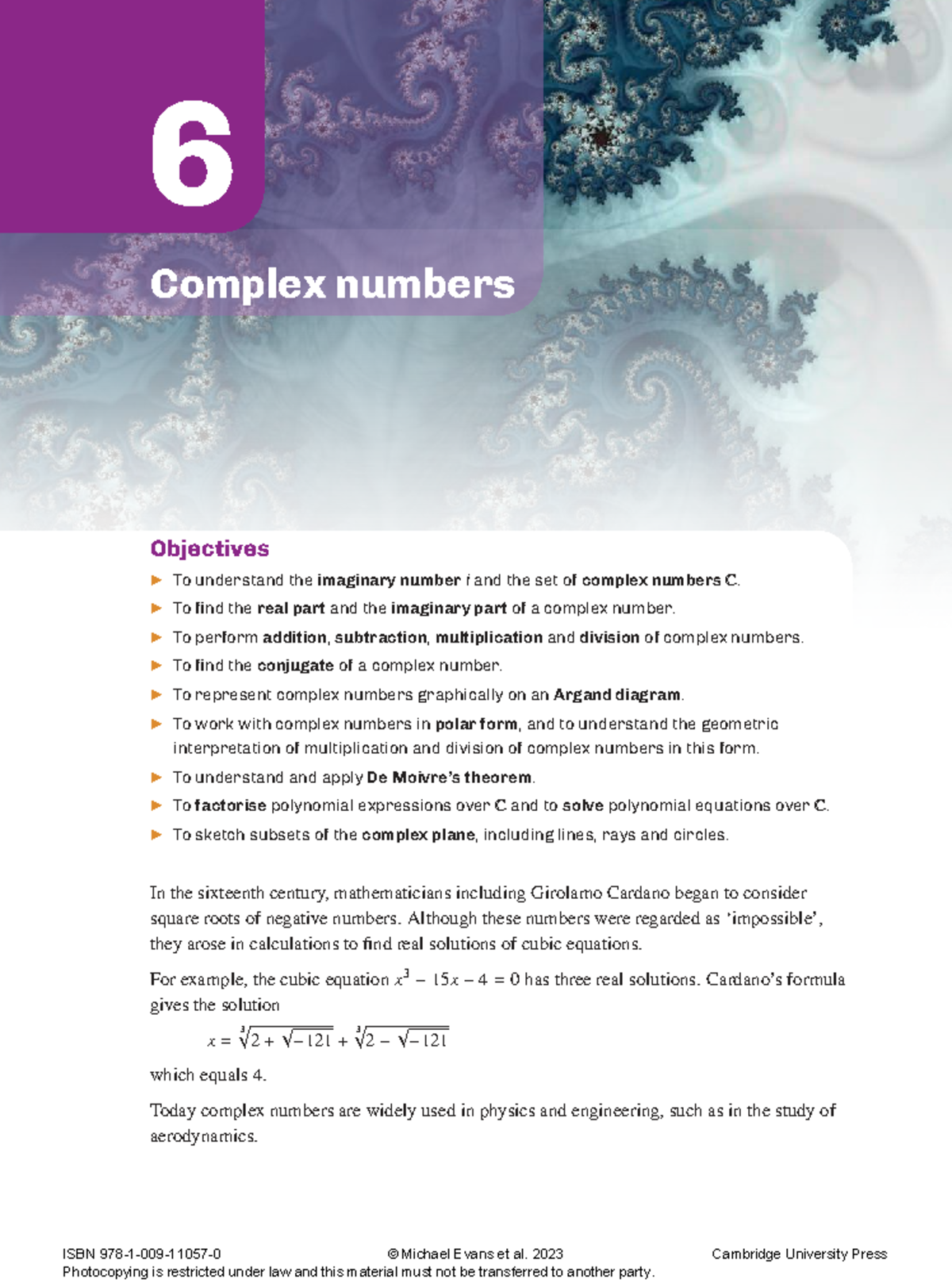 Chapter 6: Complex Numbers - Study Guide and Exercises - Studocu