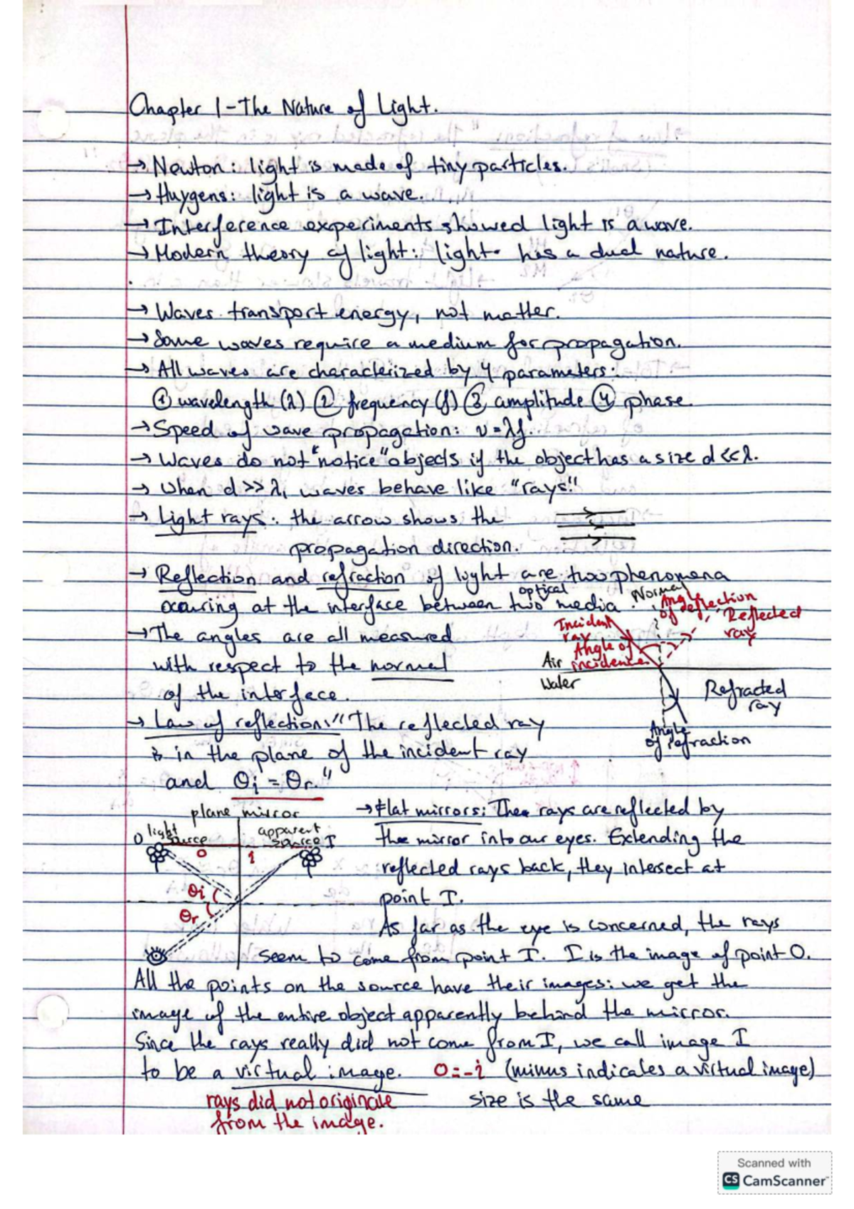 PHYS 142 Final Exam Study Notes: Nature of Light and Electric Fields ...