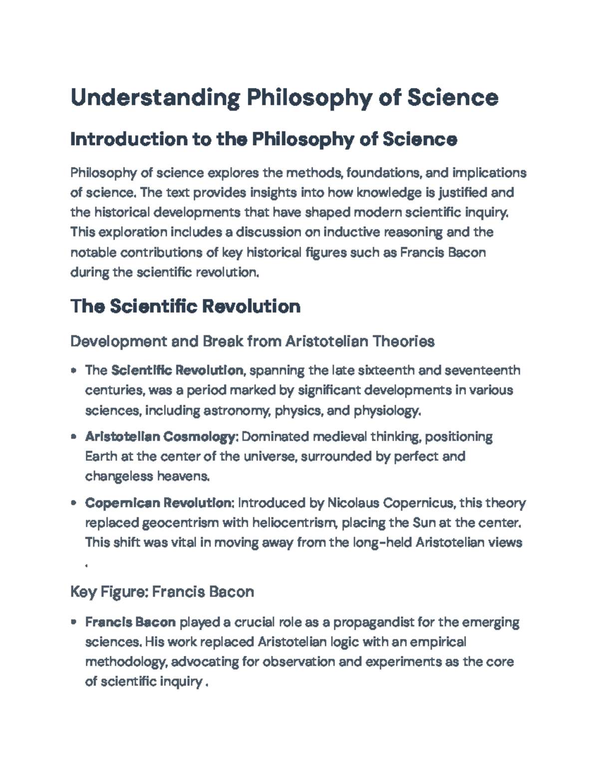 Understanding the Philosophy of Science: Insights and Induction Method ...