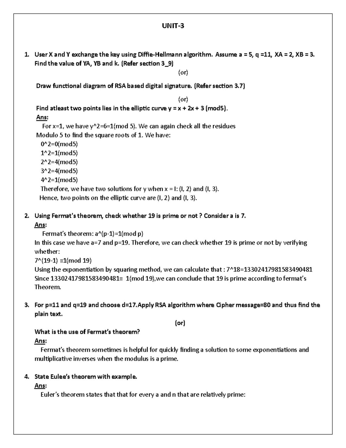 UNIT 3 & UNIT 5 - CB3491 CRYPTOGRAPHY AND CYBER SECURITY Exam Guide ...