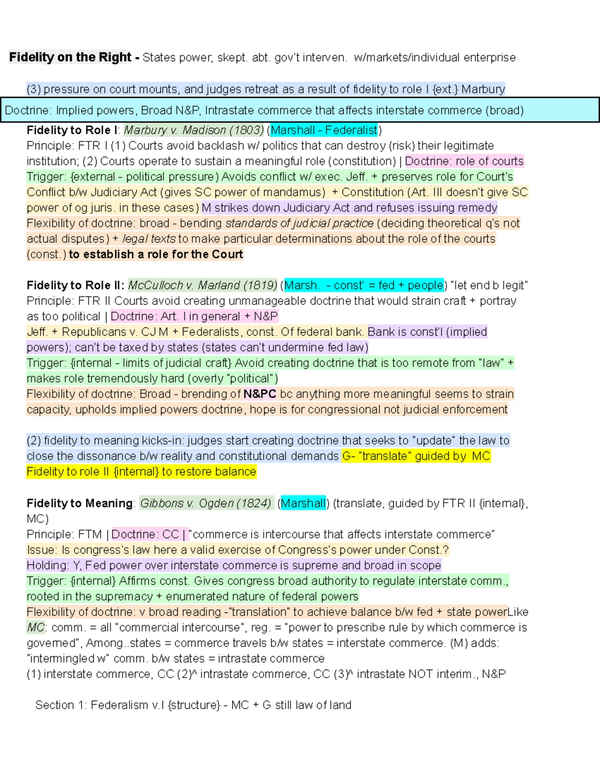 Constitutional Law & Judicial Interpretation: Key Doctrines & Cases ...