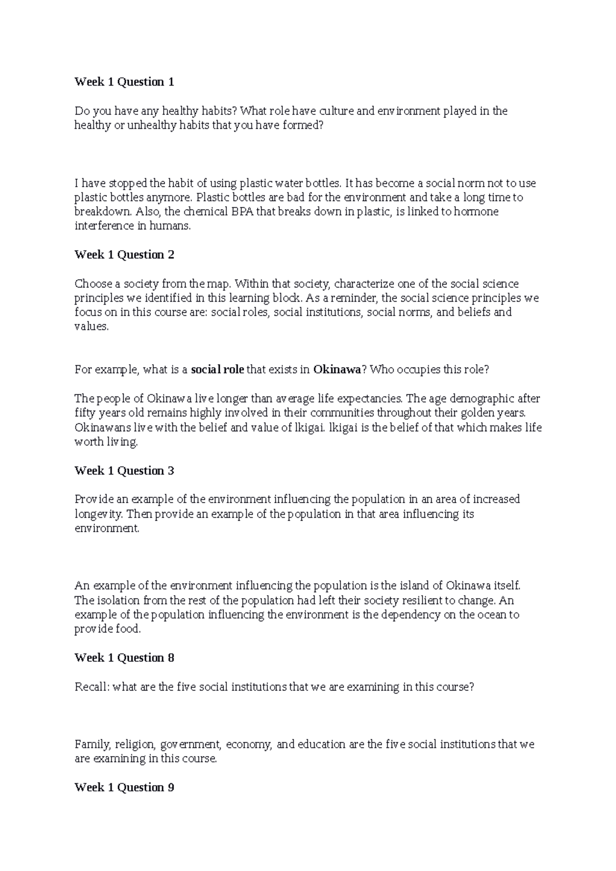 Sean Dooley SCS 200 Applied Social Sciences - Week 1 Question 1 Do you ...