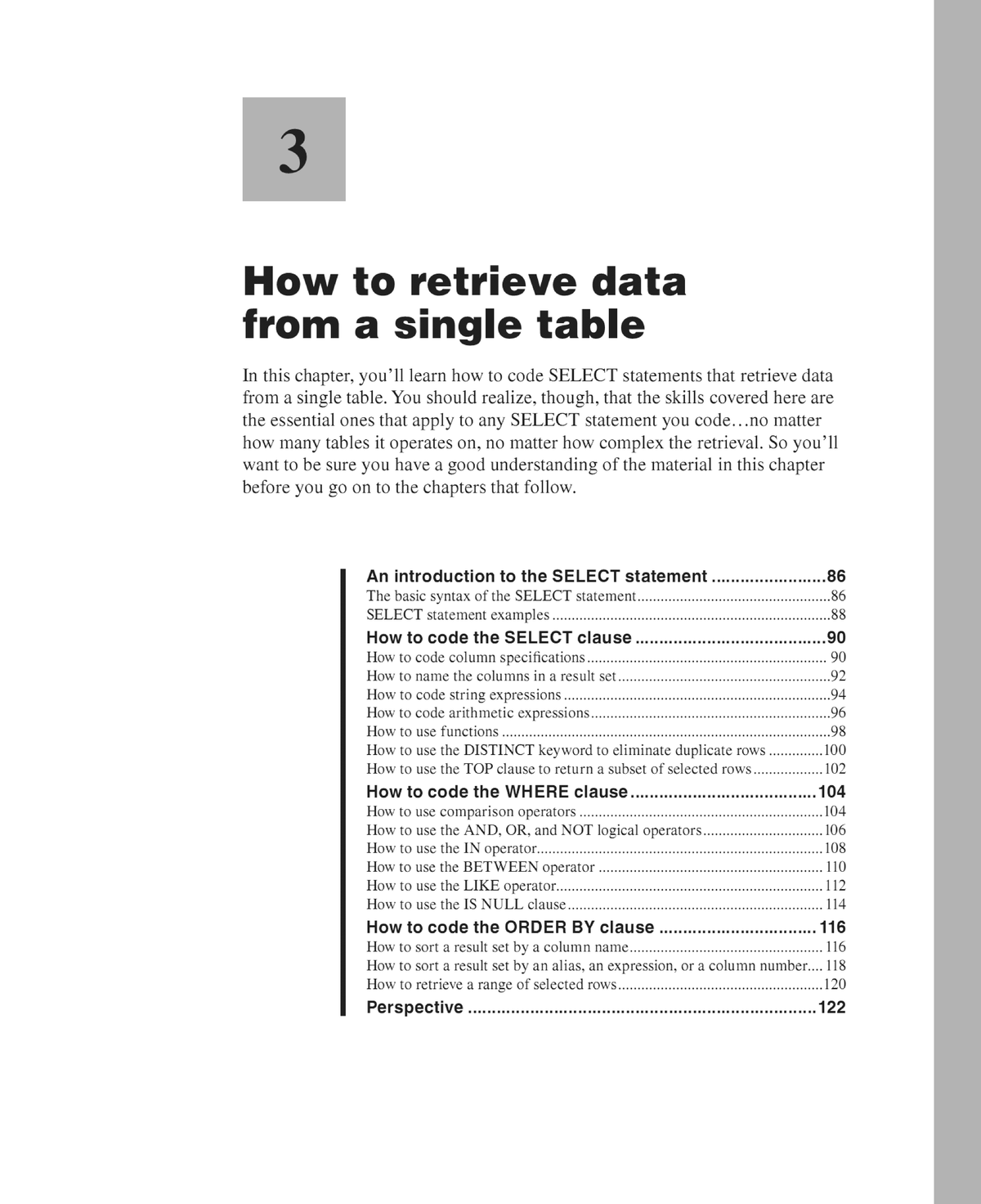 SQL Basics: How to Retrieve Data from a Single Table (CH3) - Studocu