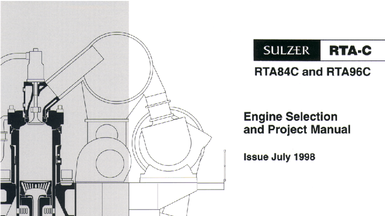 RTA84C Engine Selection and Project Manual - Sulzer Diesel Engines ...