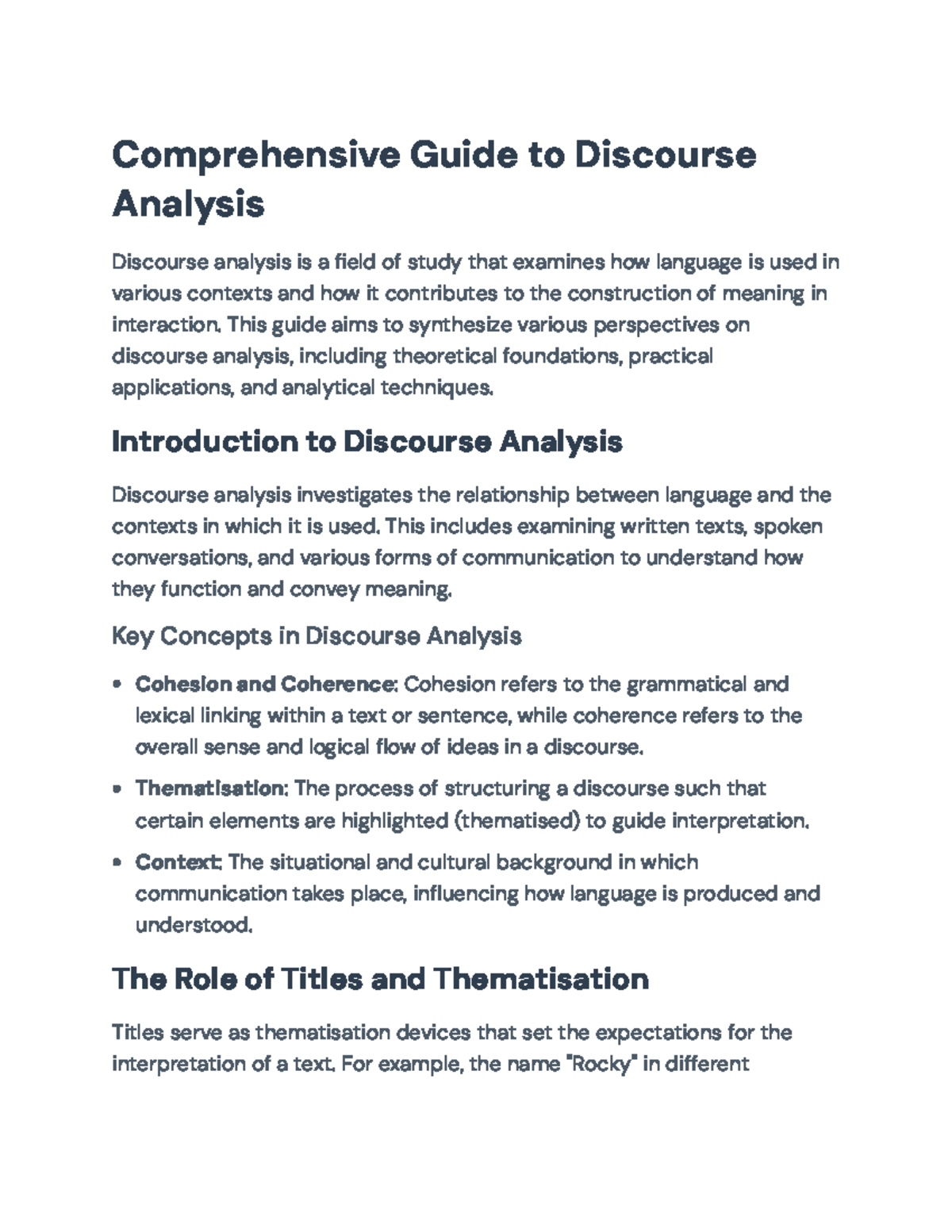 Comprehensive Guide to Discourse Analysis: Concepts & Applications ...