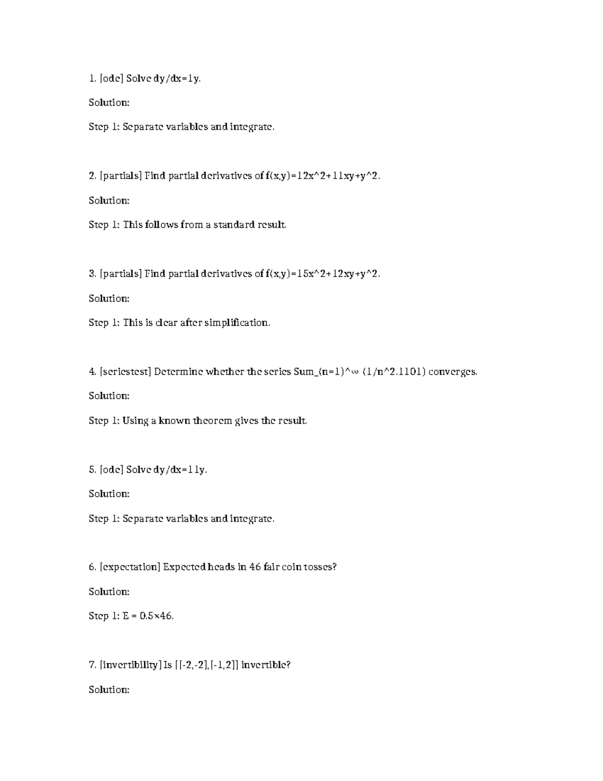 Math 9607 - Step-by-Step Solutions and Derivatives Guide - Studocu
