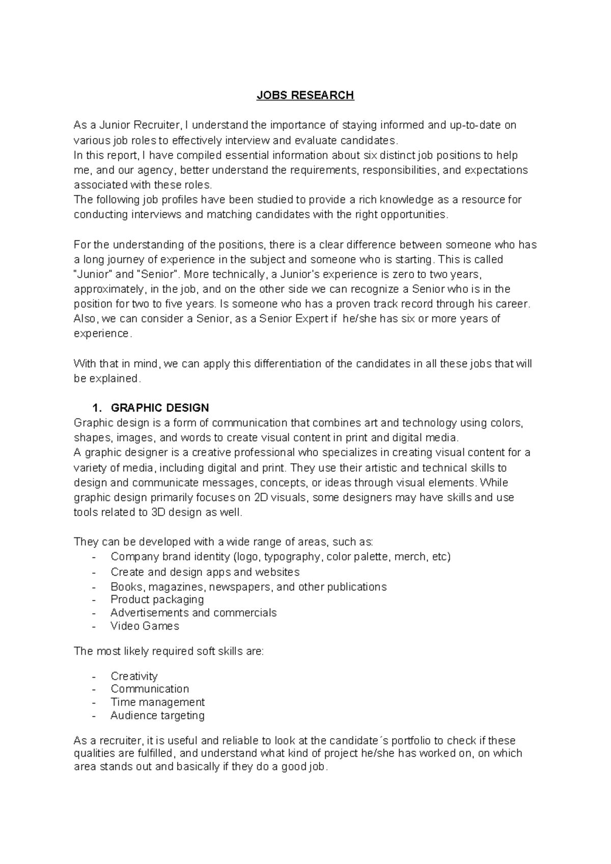 JOBS Research: Essential Insights for Junior Recruiters on Key Roles ...