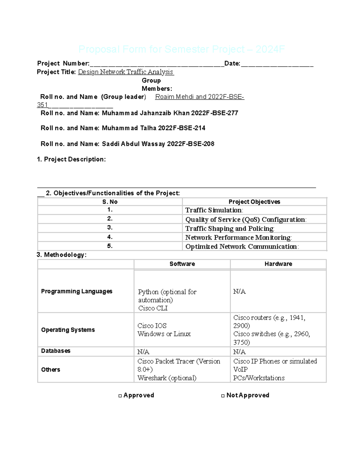 Proposal 2024F - study material - Proposal Form for Semester Project ...