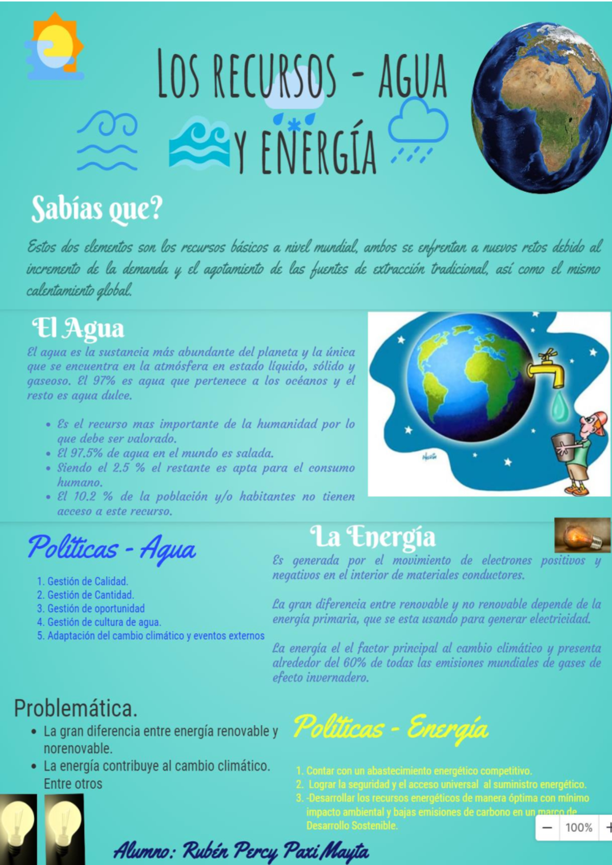 Semana 4 - Tema 1 - Tarea - Problema del recurso agua y energía ...