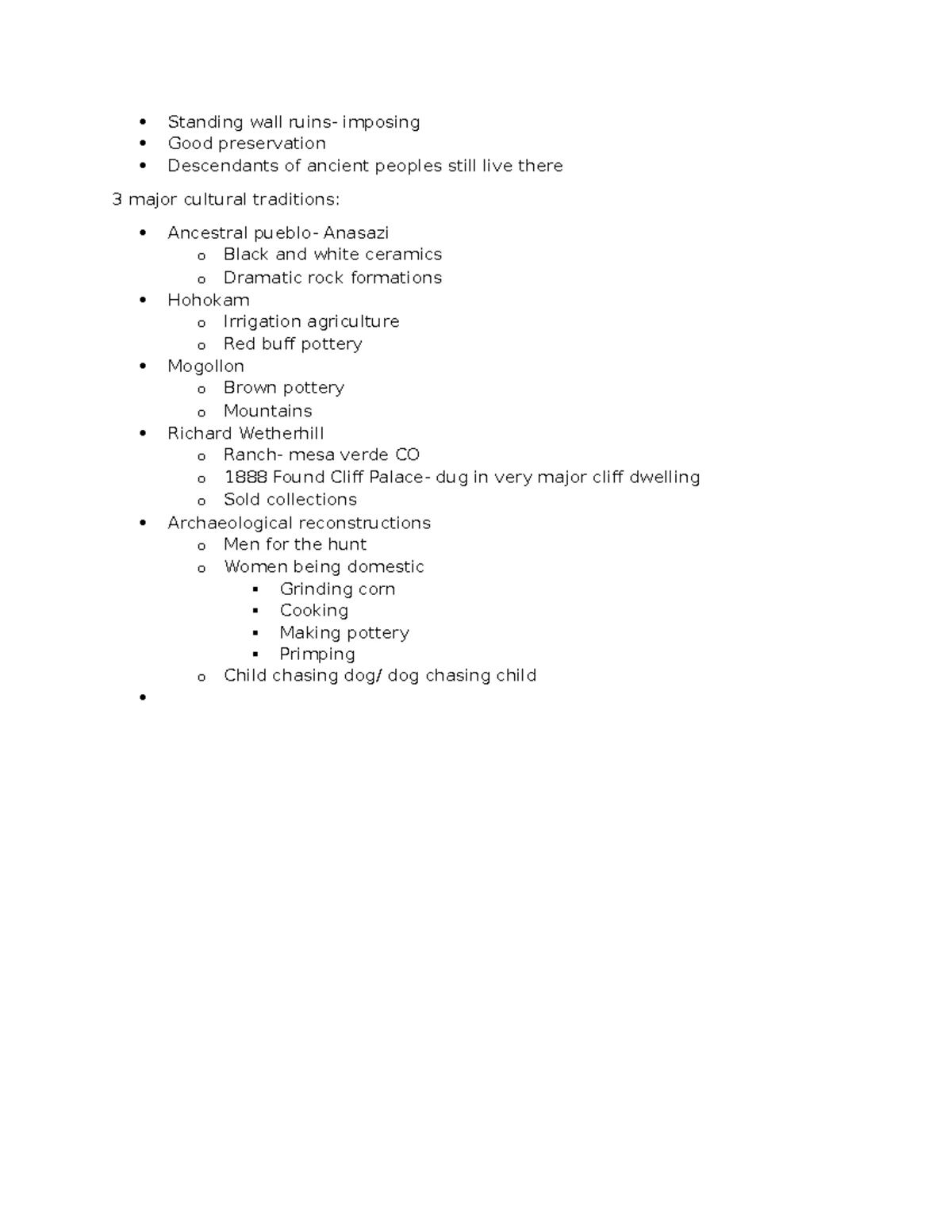 Anthro 101: End of Chapter 1 Notes on Archaeology & History - Studocu