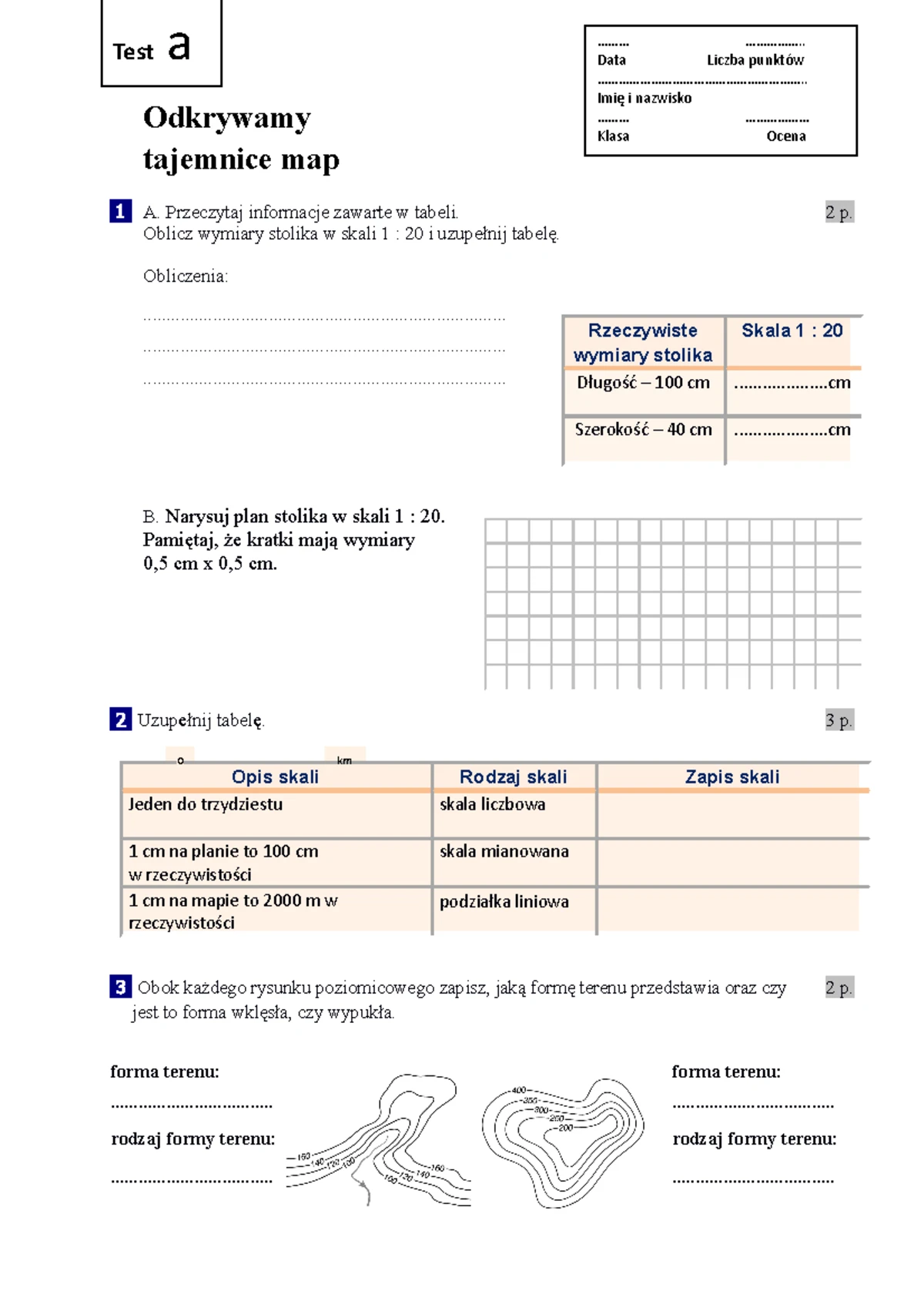 Matematyka z kluczem sprawdziany kl5a - Materiały dydaktyczne do