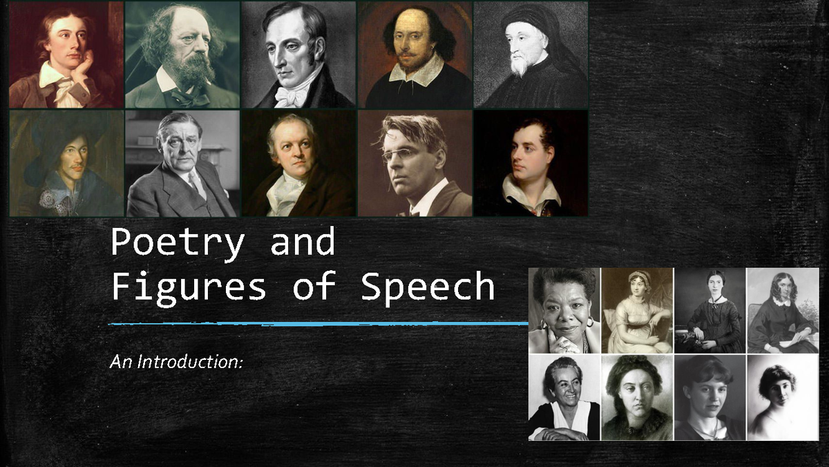ENG101: Poetry and Figures of Speech - Key Terms and Concepts - Studocu