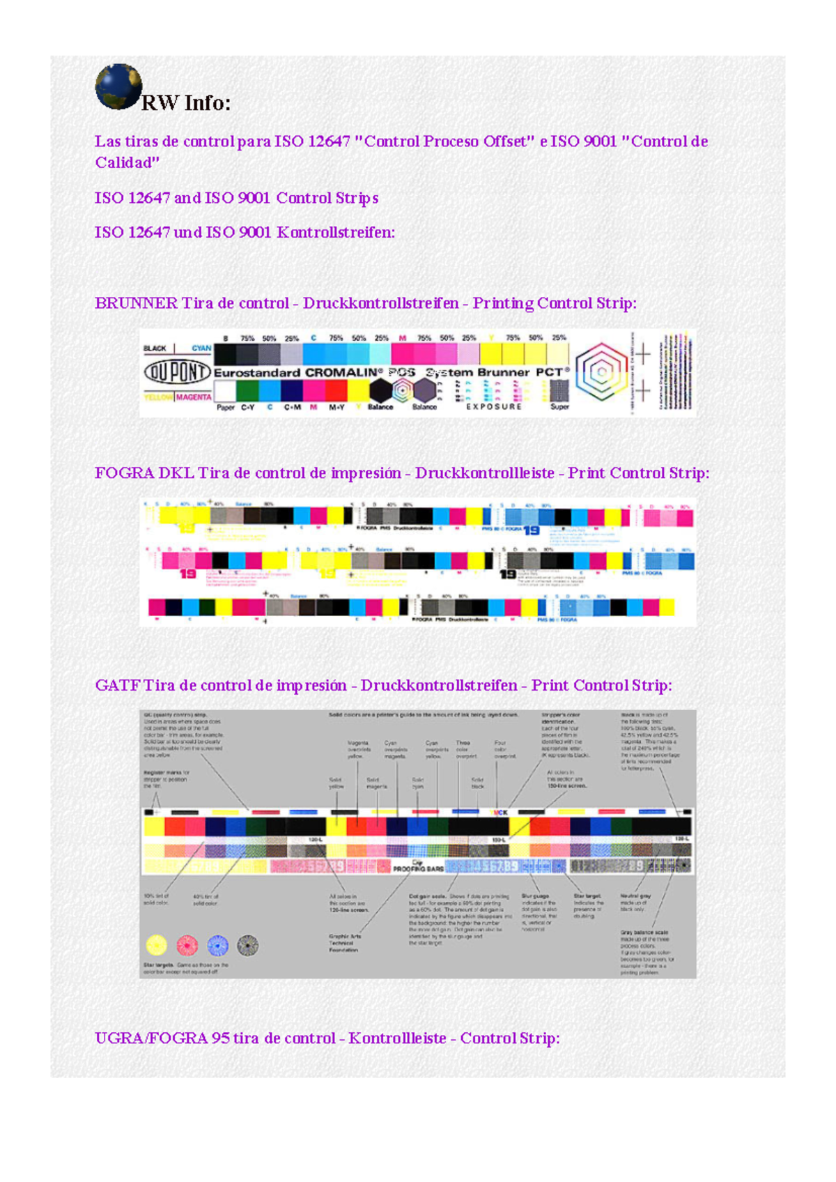 ISO 12647 Control Strips Overview and Guidelines for Quality Management ...