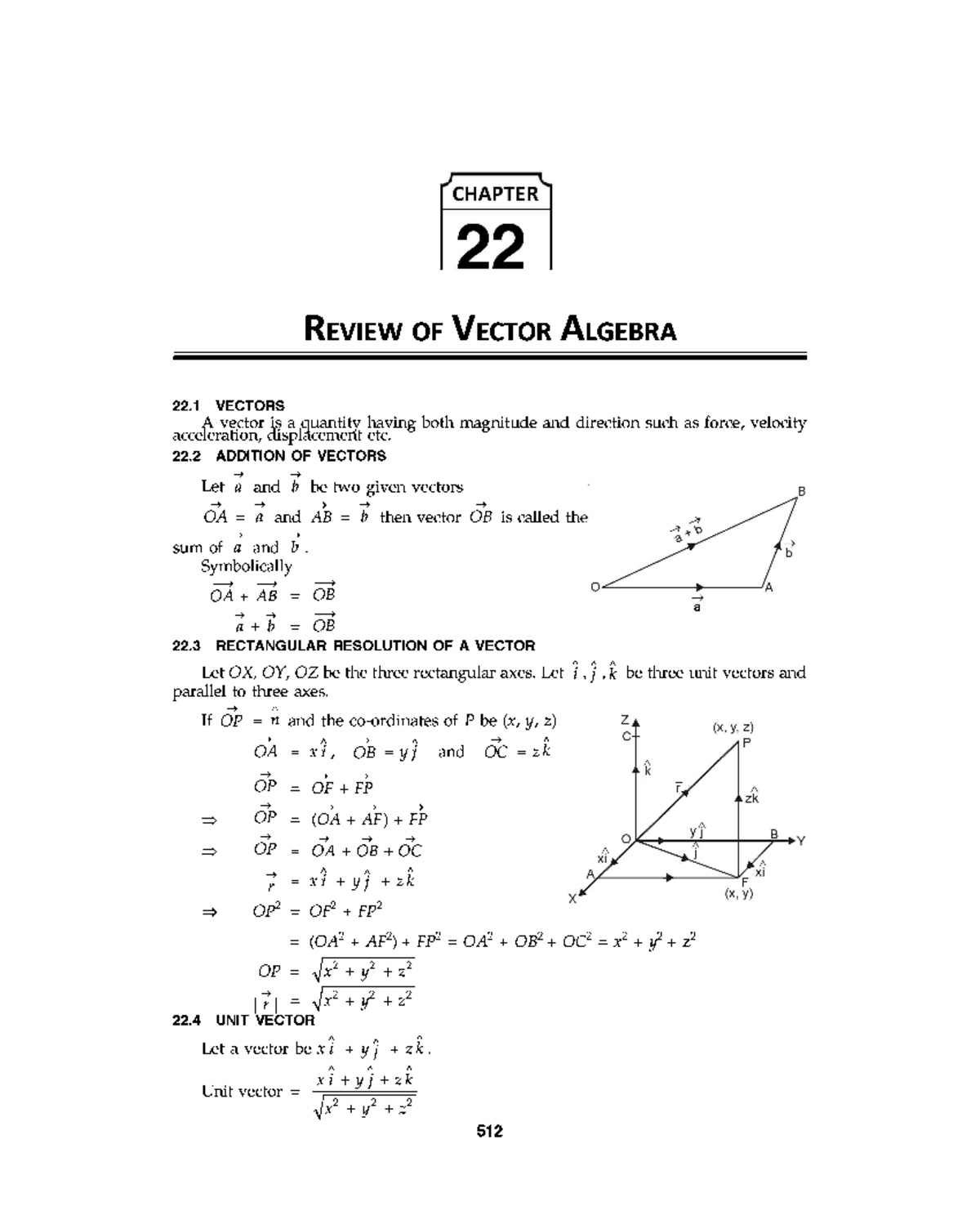 Higher Engg Maths- 22 - Vector algebra - Applied Mathematics- 2 - Studocu