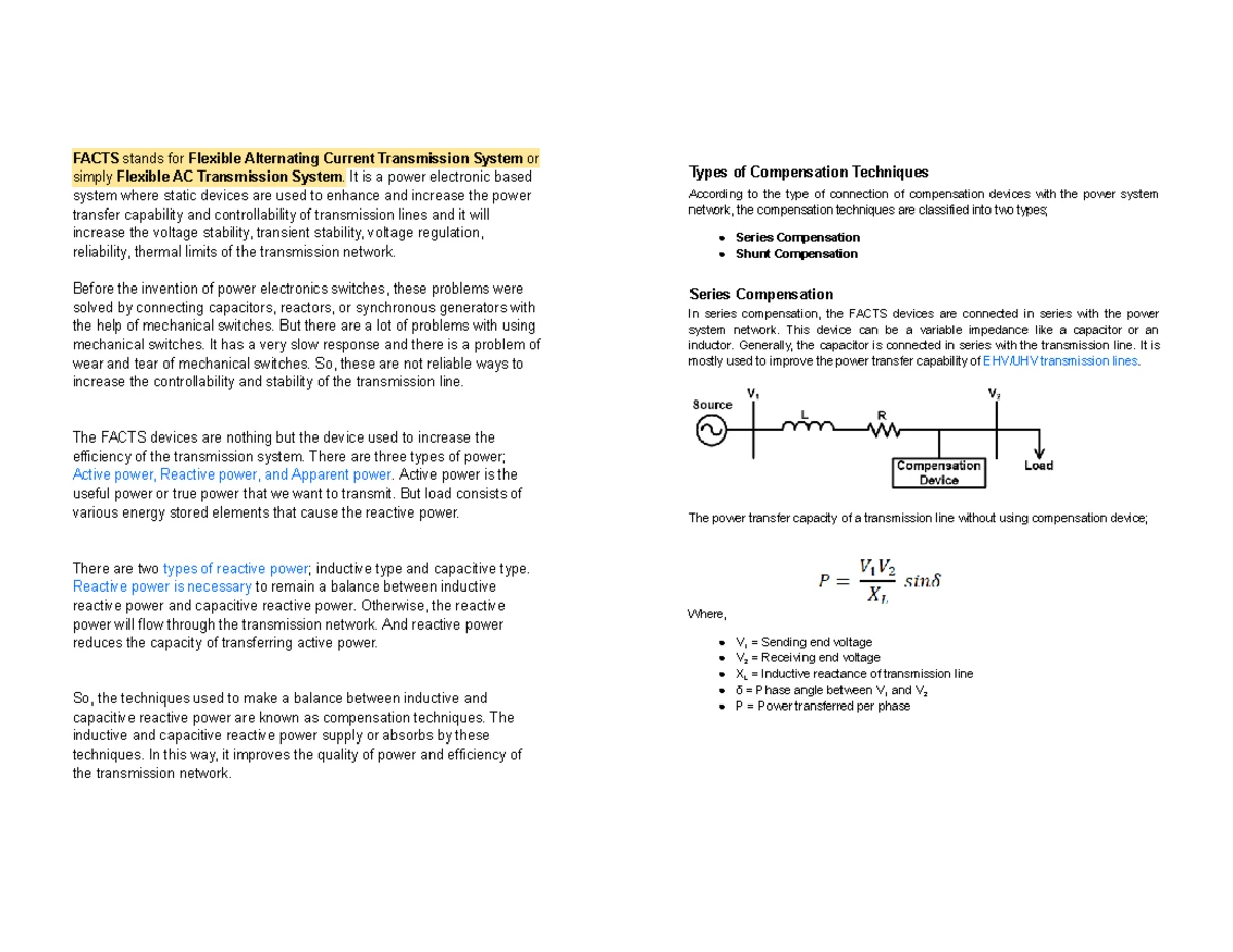 Performance of Transmission Lines: Classification and Analysis of ...