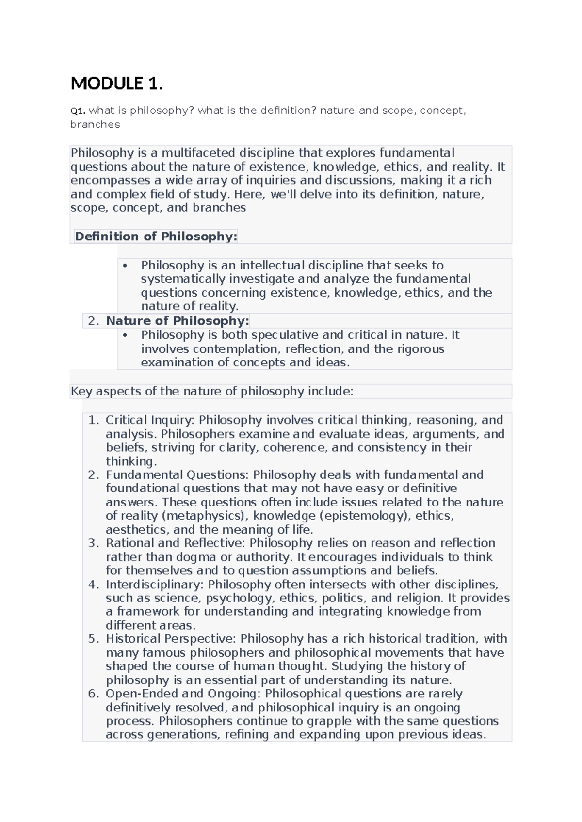 Ethics Notes: A Comprehensive Overview of Philosophy & Moral Theories ...