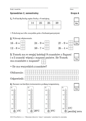 436156469 Test Trzecioklasisty Matma - Arkusz opracowany przez OPERON