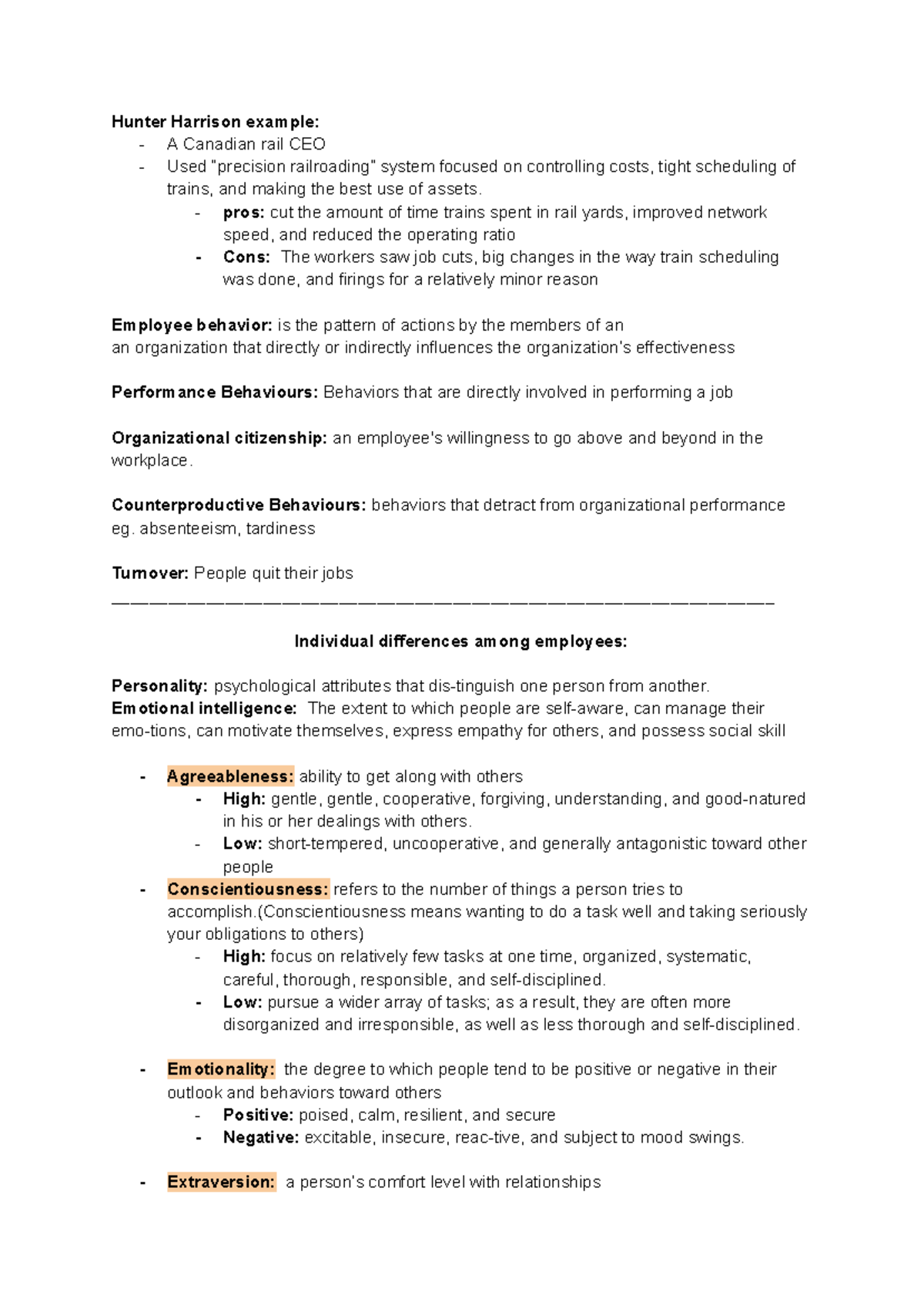 Chapter 11: Employee Behavior & Individual Differences (MGM) - Studocu