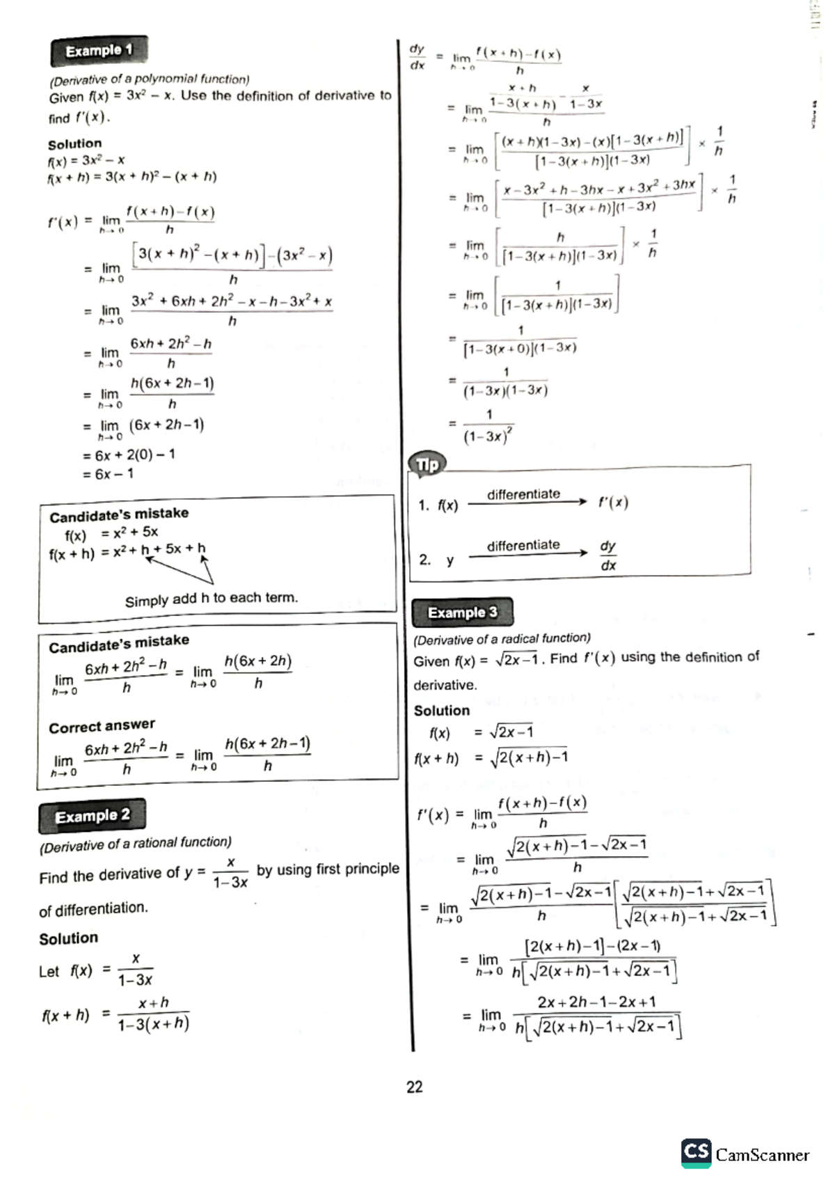 Chapter 2 Notes - Calculus I (CALS 101) - Studocu