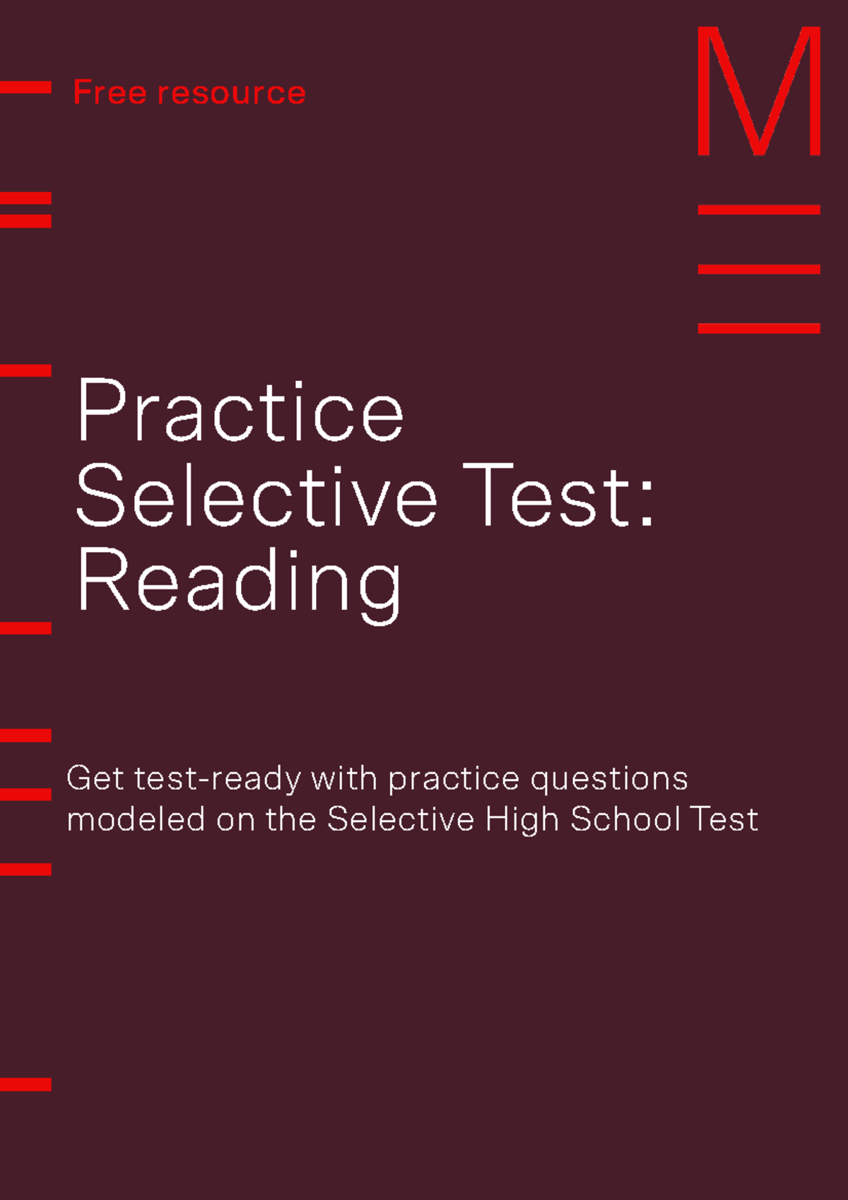 Selective Test Practice: Reading Exam - Fun (Class Code: 5) - Studocu