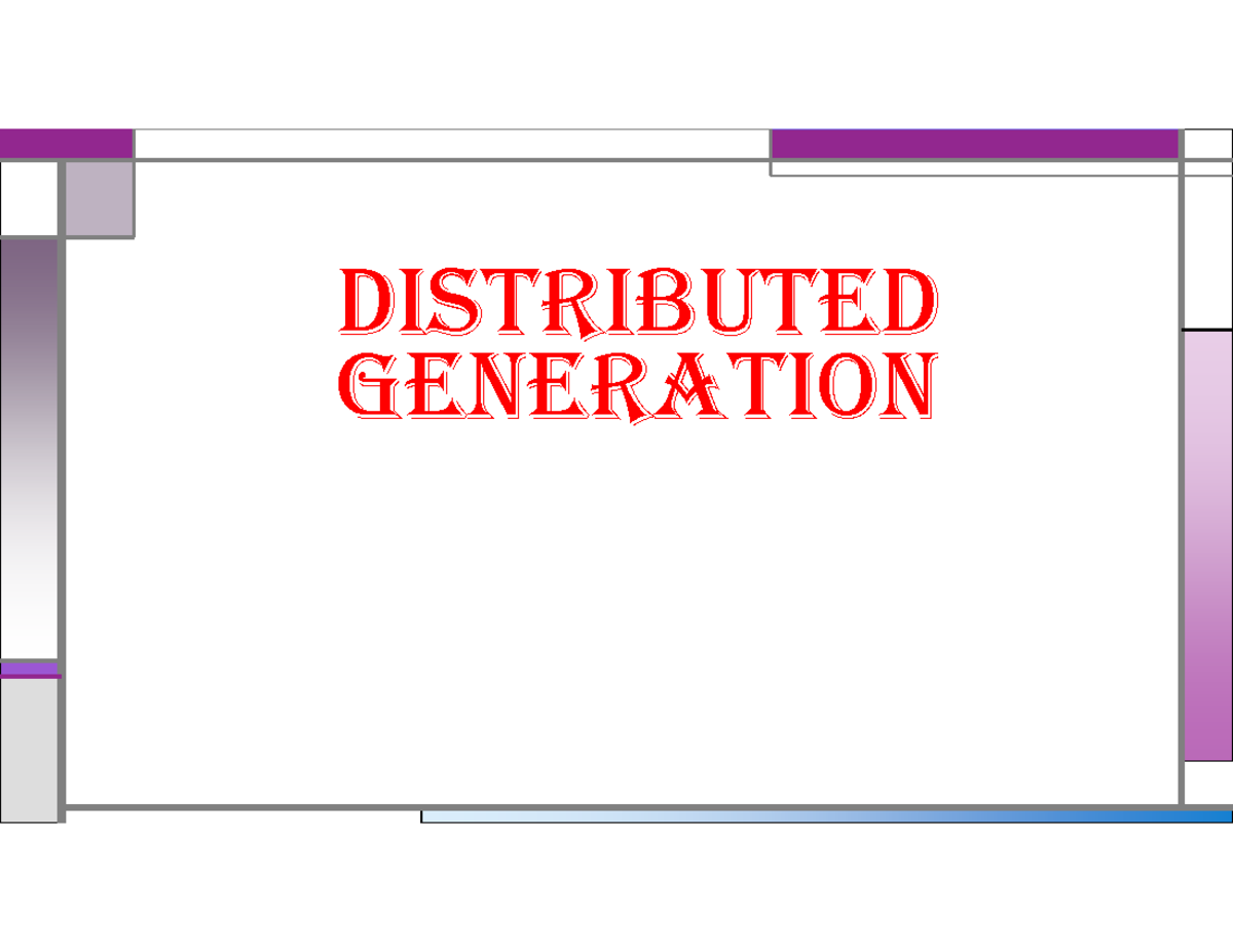 DG- Solar: Understanding Distributed Generation and Energy Conversion ...
