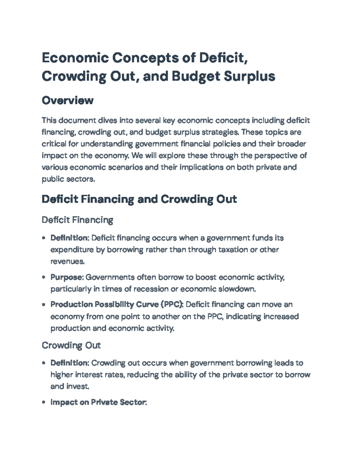 Macrot 1 - Balance of Payments and Trade Deficits Explained - Studocu