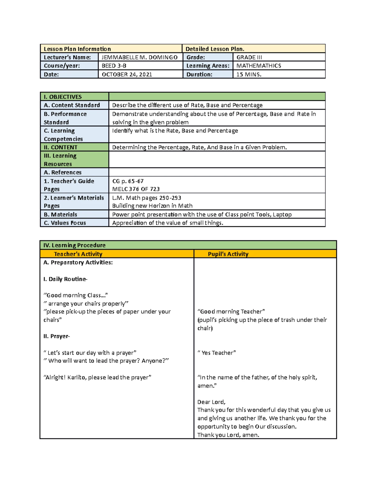 Detailed Lesson Plan in Mathematics 2 For Demo Teaching - Detailed ...