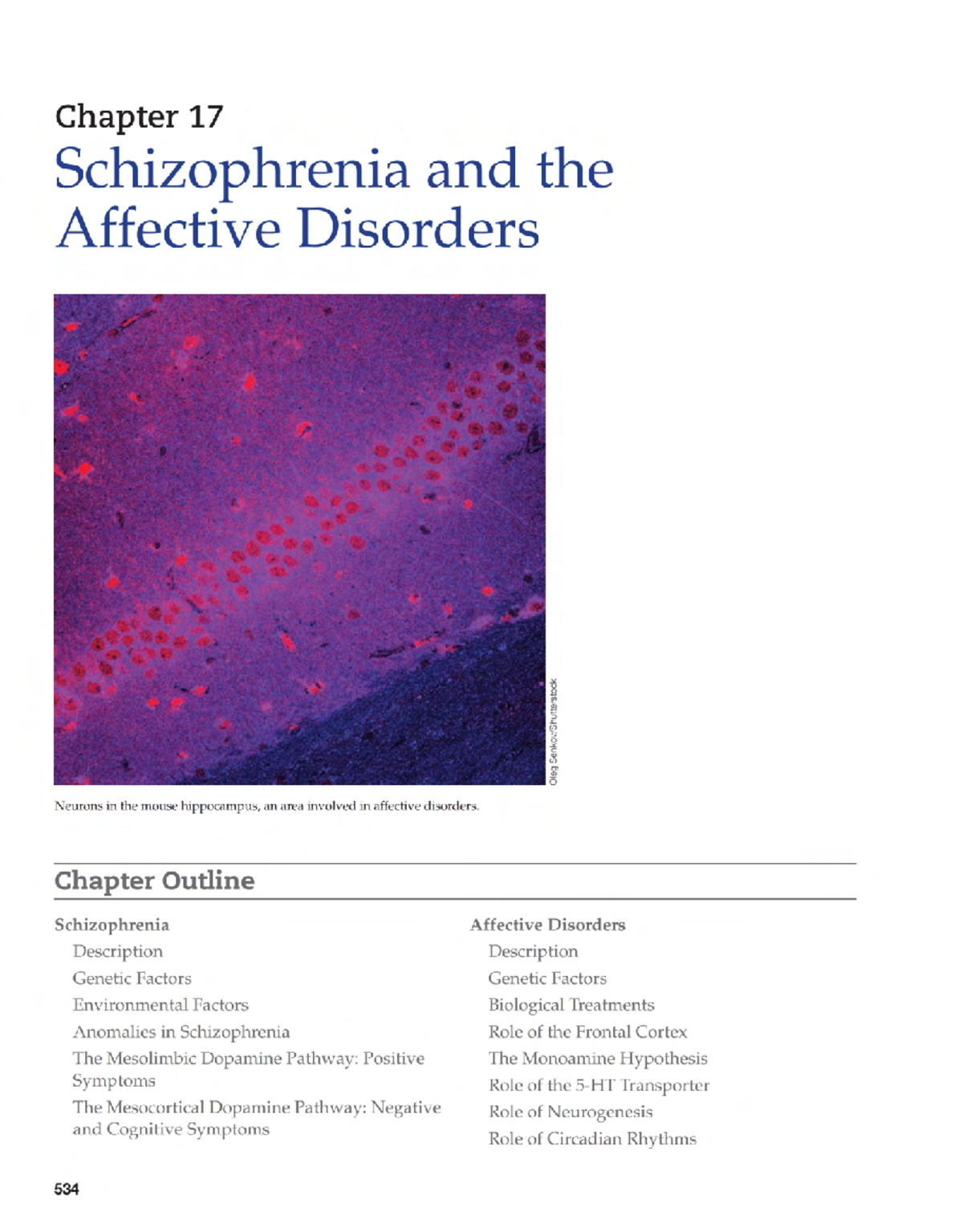 Final Exam Study Guide for ABC101: Schizophrenia & Affective Disorders ...