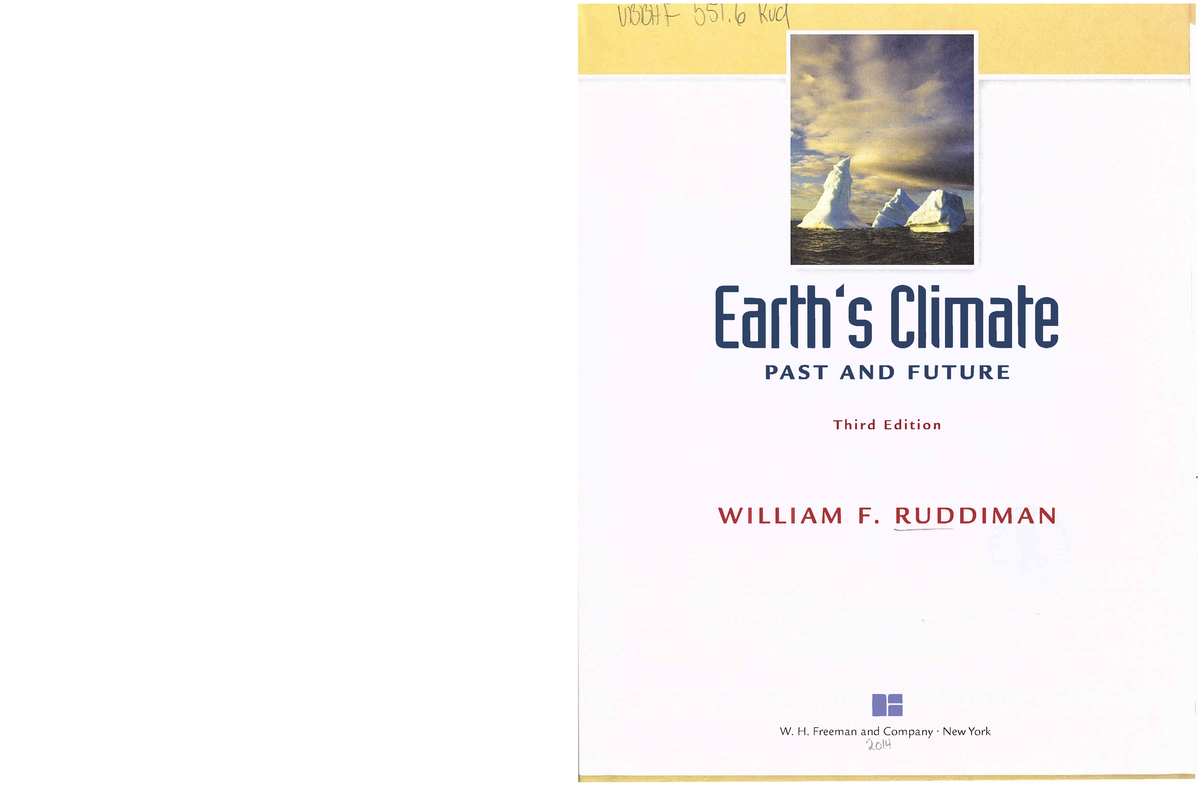 Ruddiman, 2014 , s. 159-176 - Earth s Climate PAST AND FUTURE Third ...