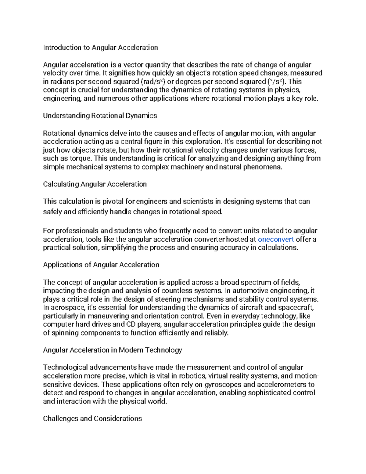 Angular Acceleration: Understanding Dynamics & Applications in Physics ...