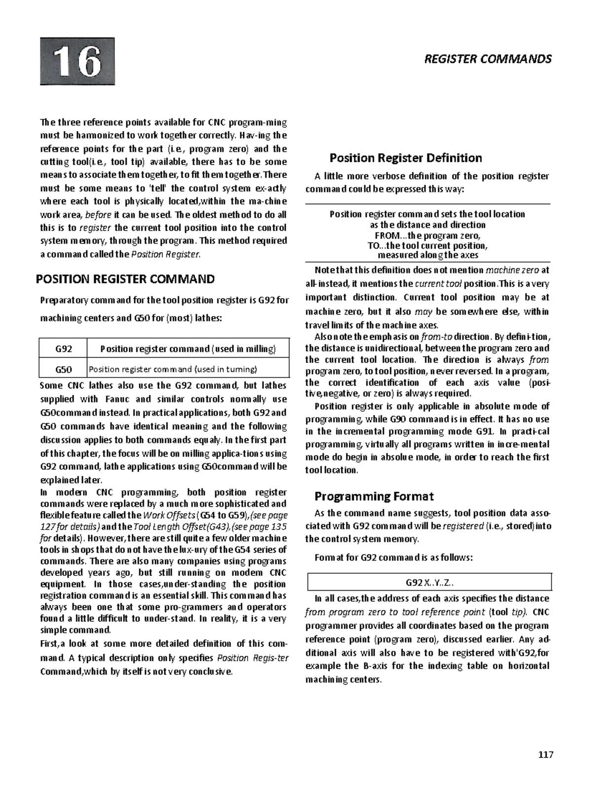 CNC Programming Handbook: Position Register & Work Offsets (Ch. 16-20 ...