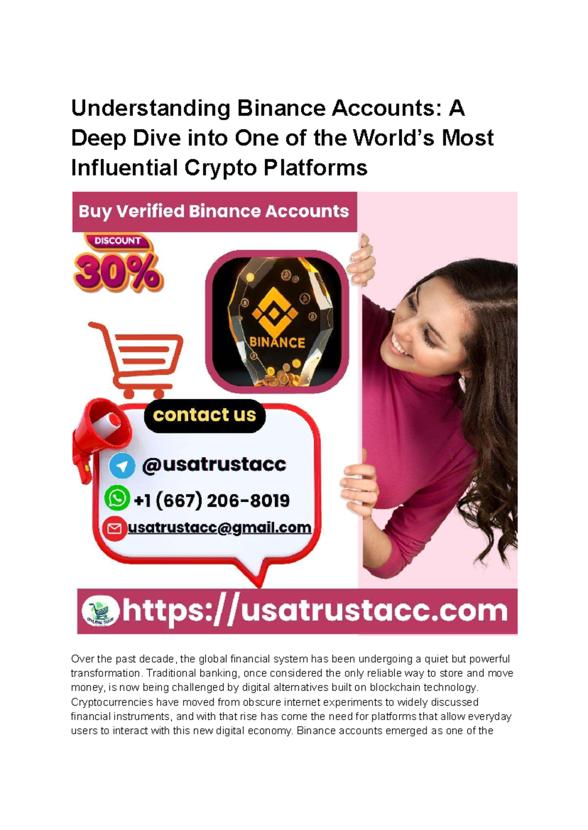 How to Buy Verified Binance Accounts: A Comprehensive Guide - Studocu