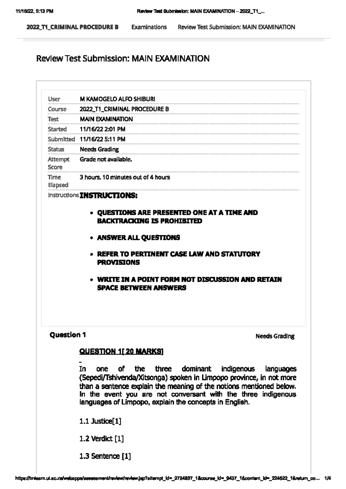 RC19 Family Advocate Annexure A - ANNEXURE A (REGULATION 2 OF THE ...