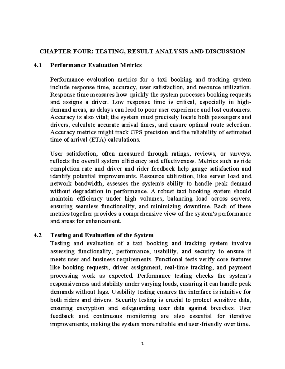 Chapter FOUR-1 - Hardware - CHAPTER FOUR: TESTING, RESULT ANALYSIS AND ...