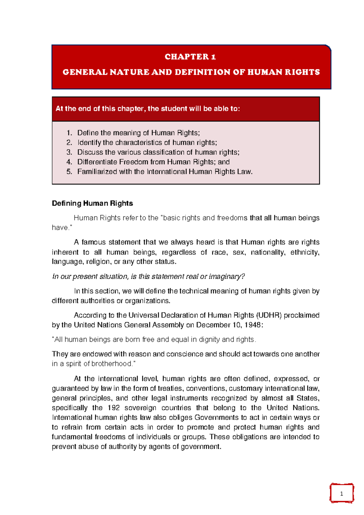 CLJ 211 Final Exam Study Notes: Human Rights Education Overview - Studocu
