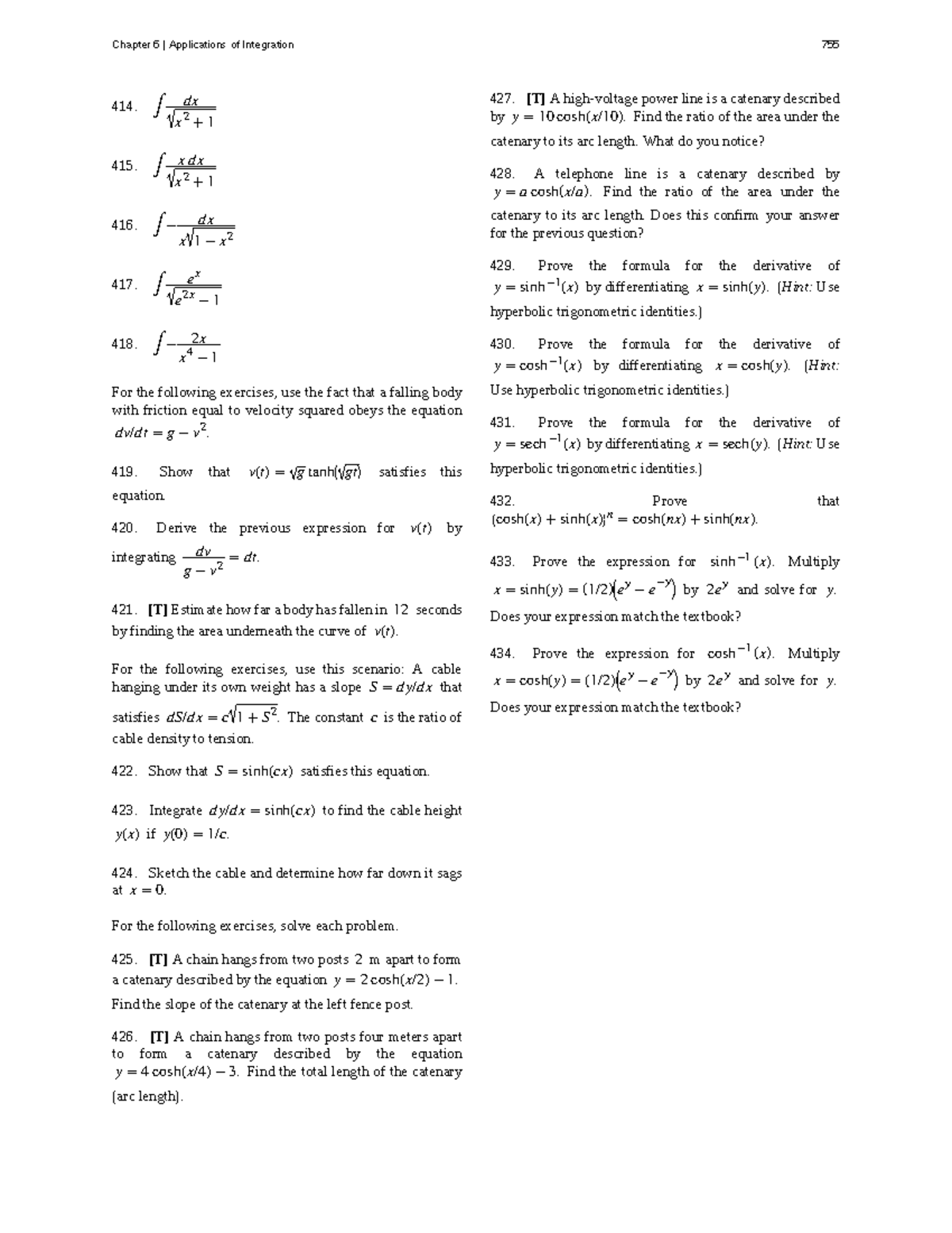 Chapter 6: Applications of Integration in Calculus 755 414 - Studocu