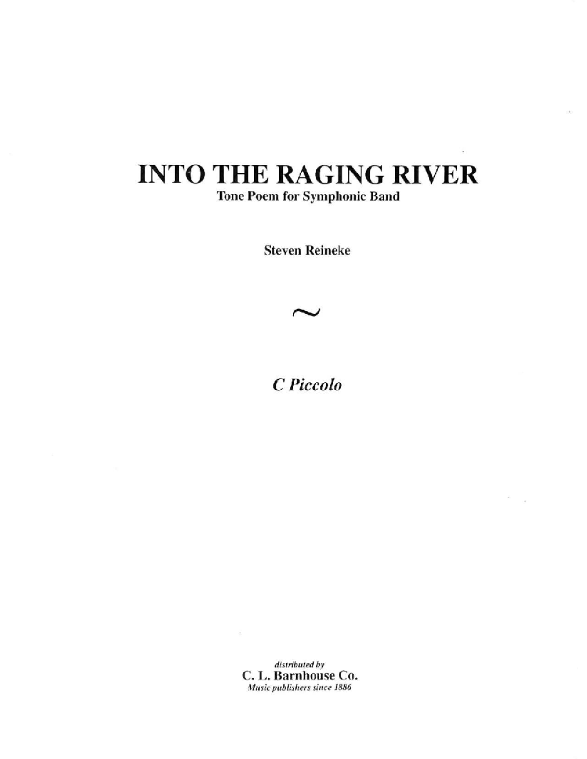 Into the Raging River: Woodwinds Score for Symphonic Band - Studocu