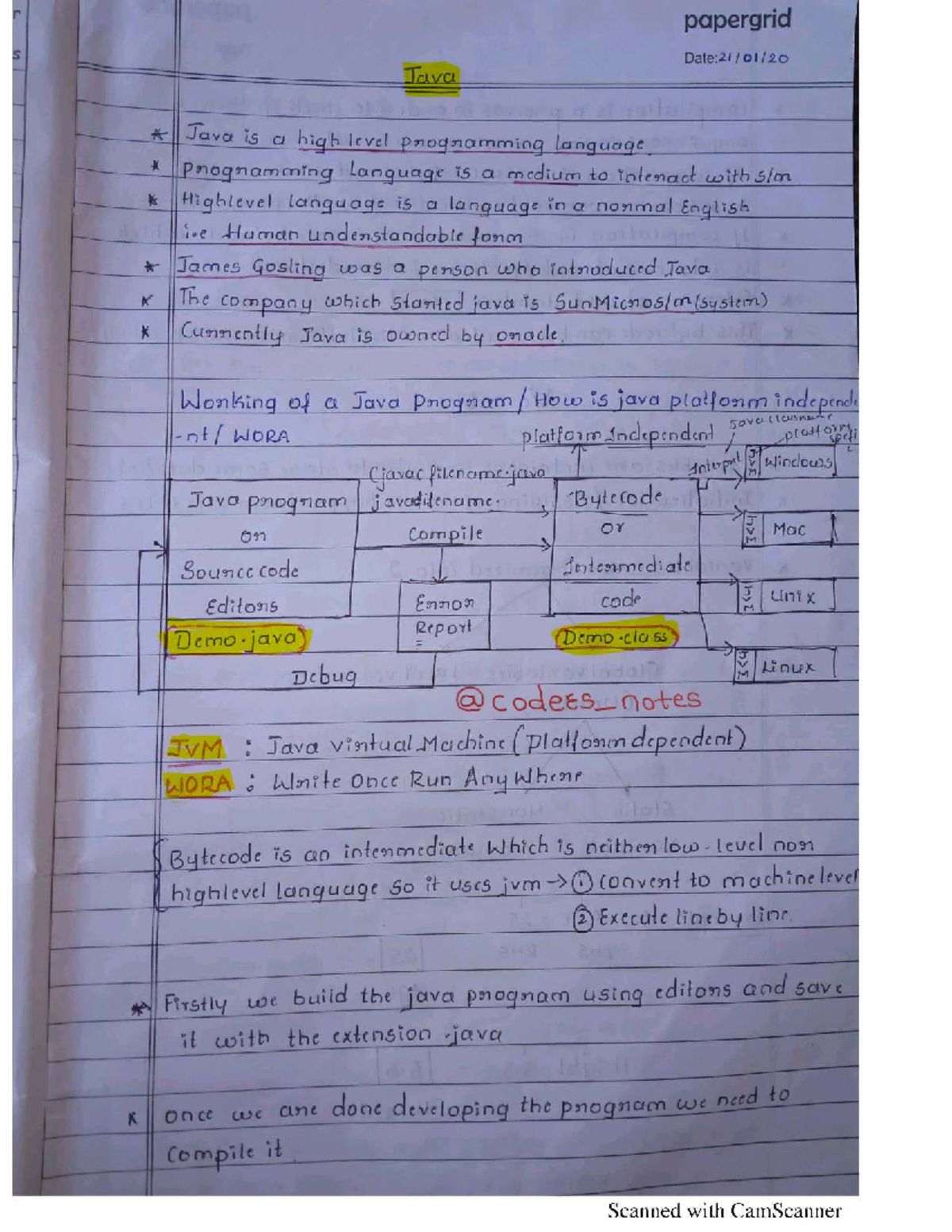 Java Programming Notes: Concepts, Syntax, and Operators - Studocu