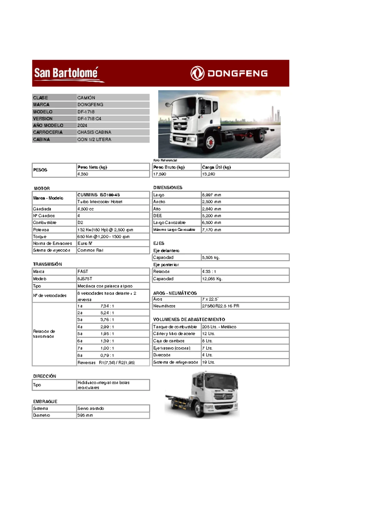 Cummins C4 Engine Specification Sheet - Model F20 Data Overview - Studocu