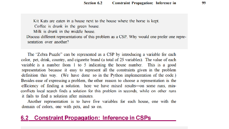 Solutions Manual for AI: Constraint Propagation in CSPs (161) - Studocu