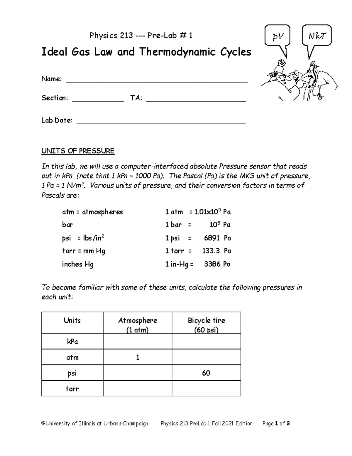 PHYS 213 Discussion Problem Set 3: Understanding Entropy and ...
